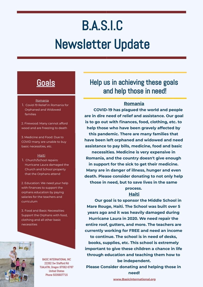 Newsletter Update!